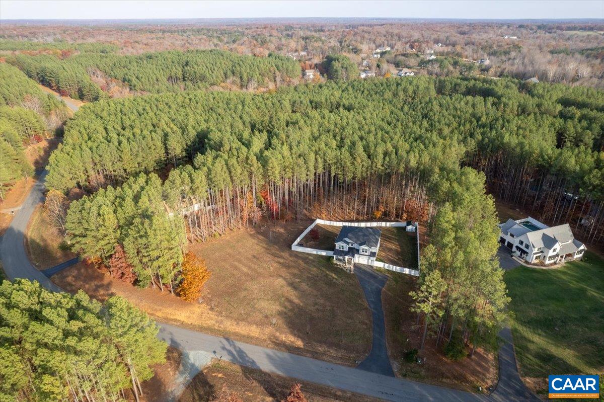 481 Country Creek Way Palmyra, VA 22963 - Photo 55 of 66 an aerial view of a house with a yard