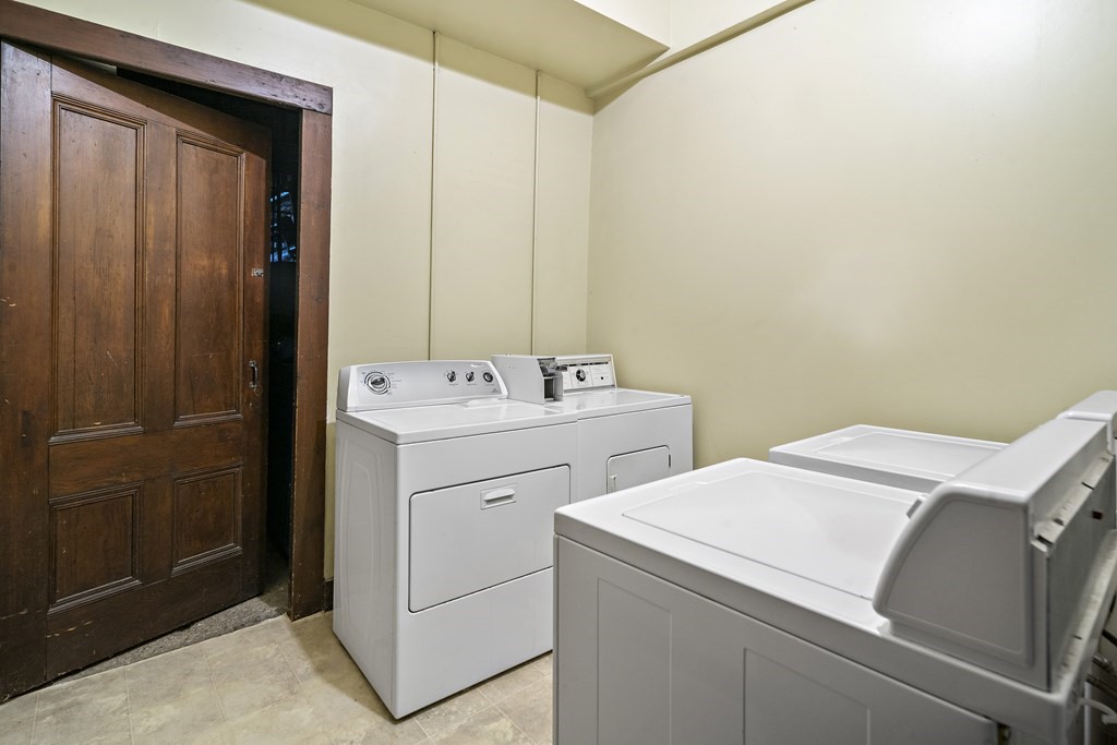 1000 Centre Street, Unit 3 Boston, MA 02130 - Photo 12 of 14 a utility room with dryer and washer