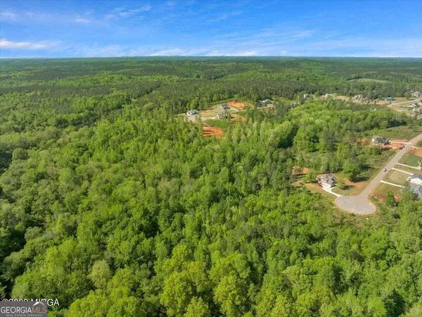 a view of a yard with an outdoor space