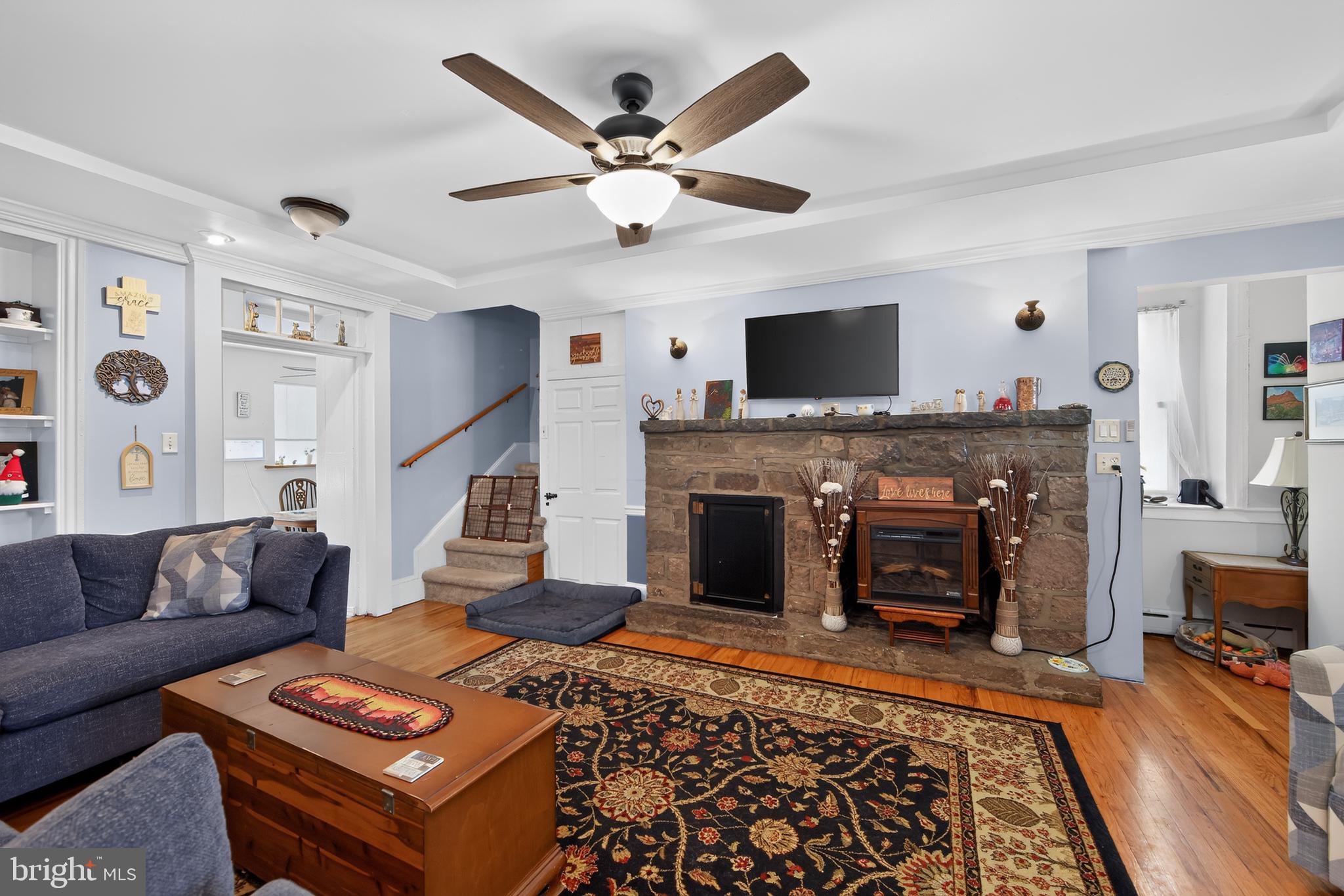 238 Brown Street Spring City, PA 19475 - Photo 8 of 57 Cozy living space with rustic charm.
