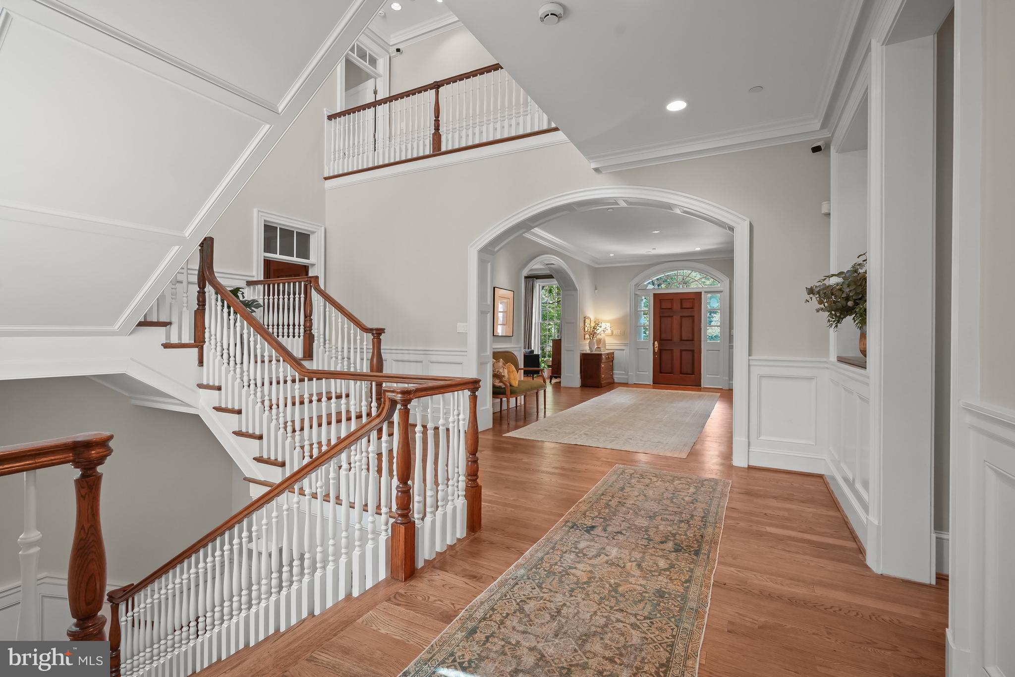 9908 Newhall Road Potomac, MD 20854 - Photo 17 of 44 Grand Staircase and Hall