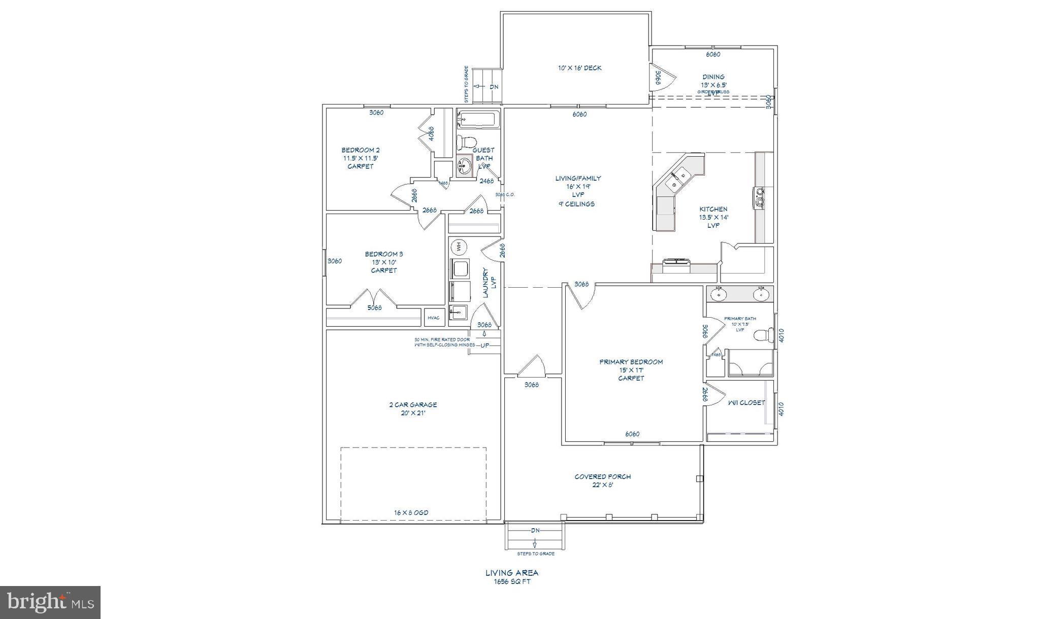 569 North Glebe Road Montross, VA 22520 - Photo 12 of 12 a picture of a floor plan