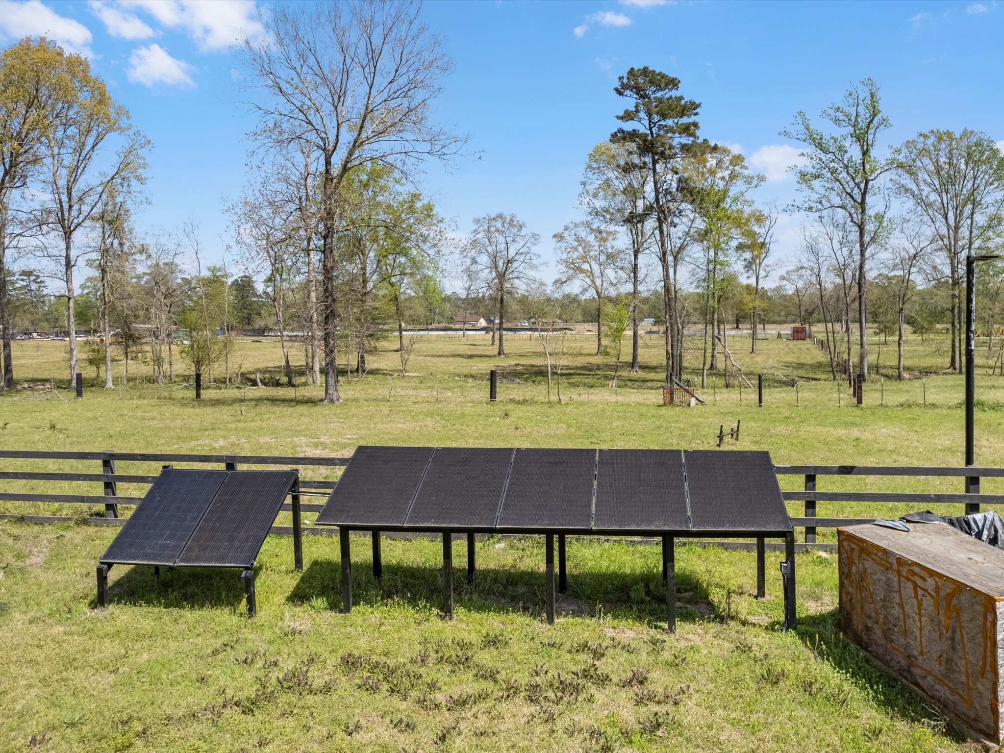 1164 County Road 332 Cleveland, TX 77327 - Photo 22 of 24 a view of an outdoor sitting space