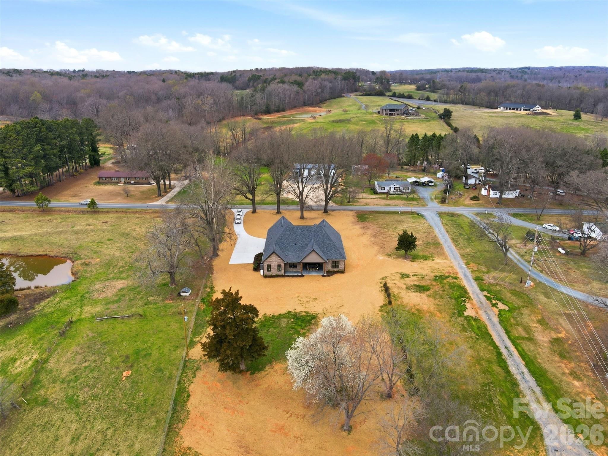 4734 Polk Ford Road Stanfield, NC 28163 - Photo 48 of 48 a view of swimming pool with a yard