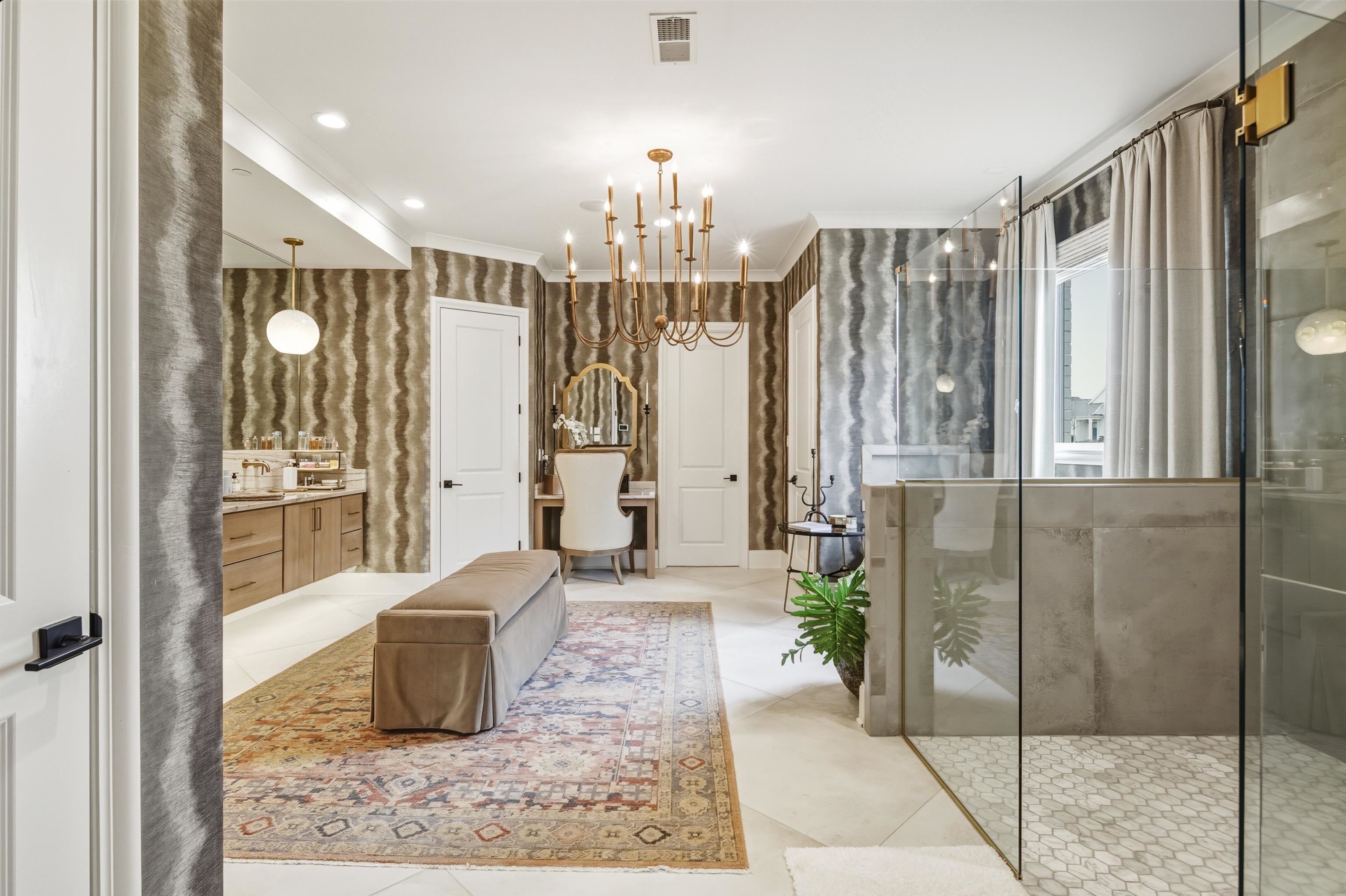 160 North Lake Road Piperton, TN 38017 - Photo 22 of 40 a view of a hallway with wooden floor and furniture