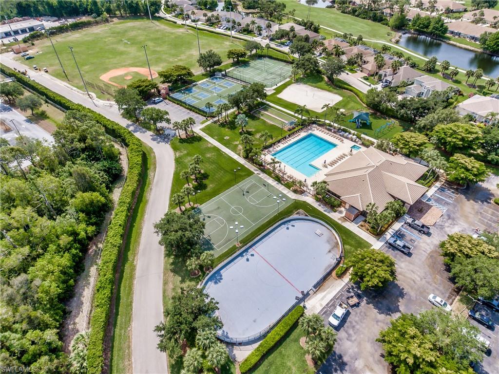 21629 Windham Run Estero, FL 33928 - Photo 48 of 48 an aerial view of a house with a swimming pool and outdoor space