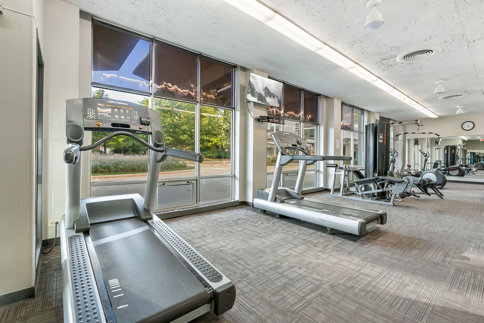 1460 North Sandburg Terrace, Unit 2001A Chicago, IL 60610 - Photo 29 of 39 a room with gym equipment