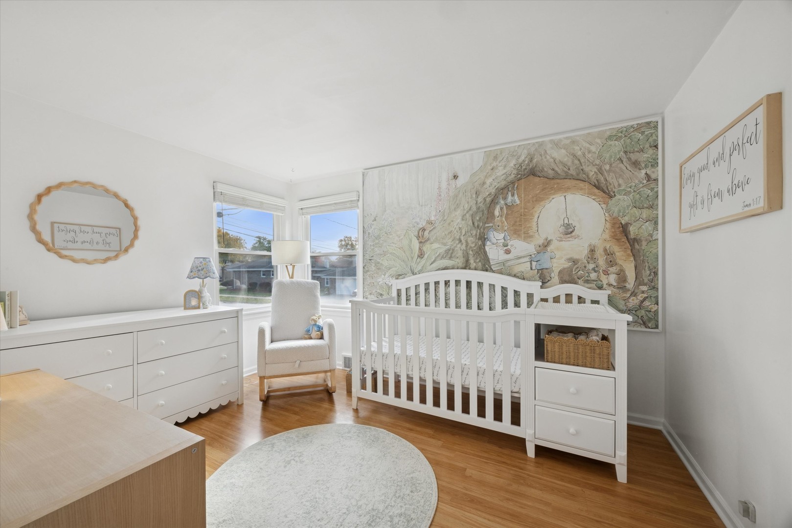 601 Homestead Road La Grange Park, IL 60526 - Photo 18 of 29 a bedroom with furniture and a window