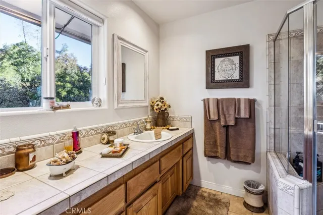 a room with gym equipment and a large window