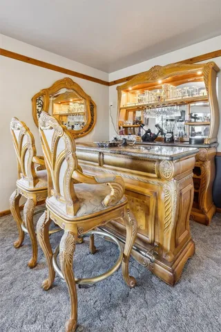 a front view of a house with porch