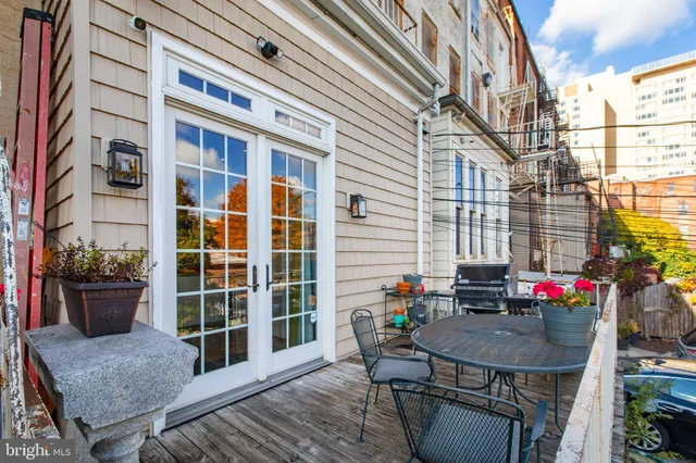 a view of balcony and patio
