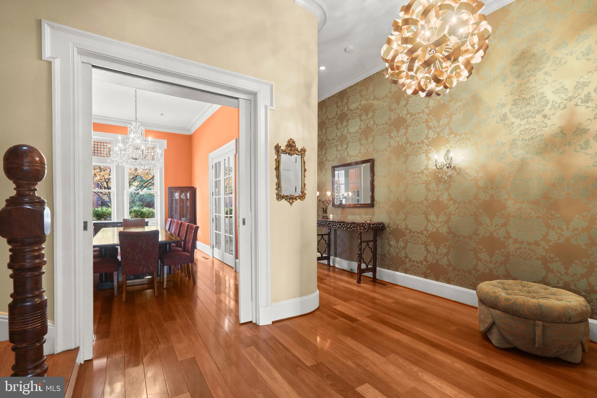 1007 North Calvert Street Baltimore, MD 21202 - Photo 6 of 43 a living room with furniture and a wooden floor