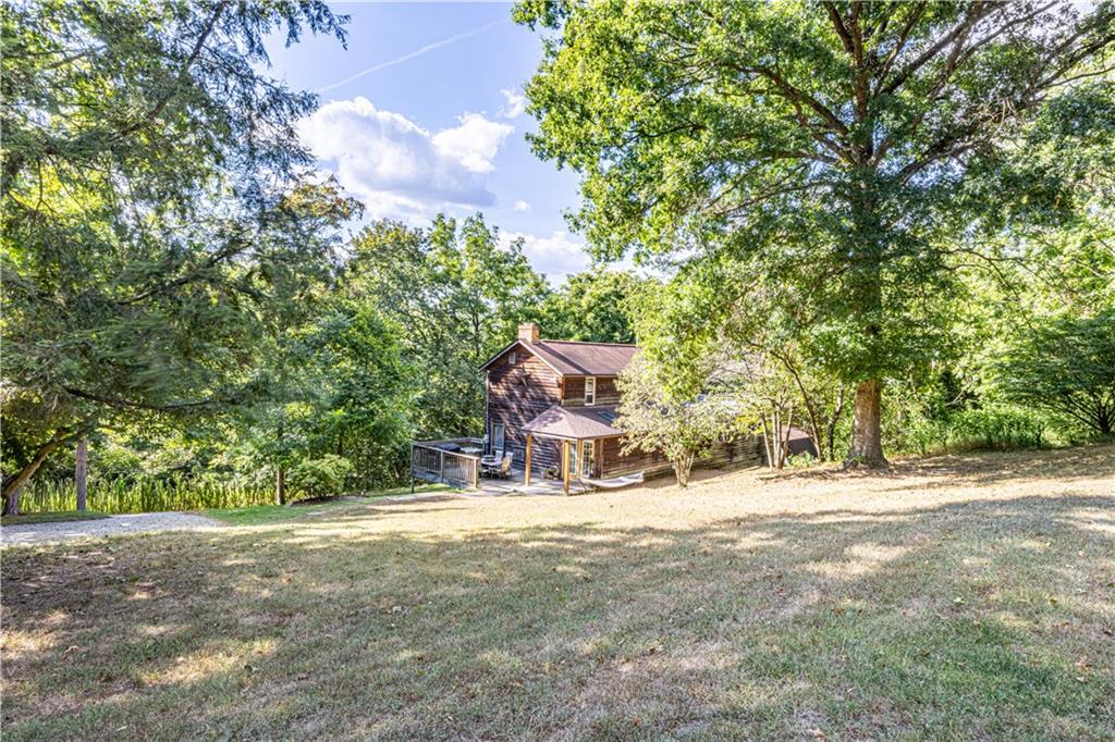 130 Alpine Smock, PA 15480 - Photo 5 of 41 a view of fountain in middle of forest