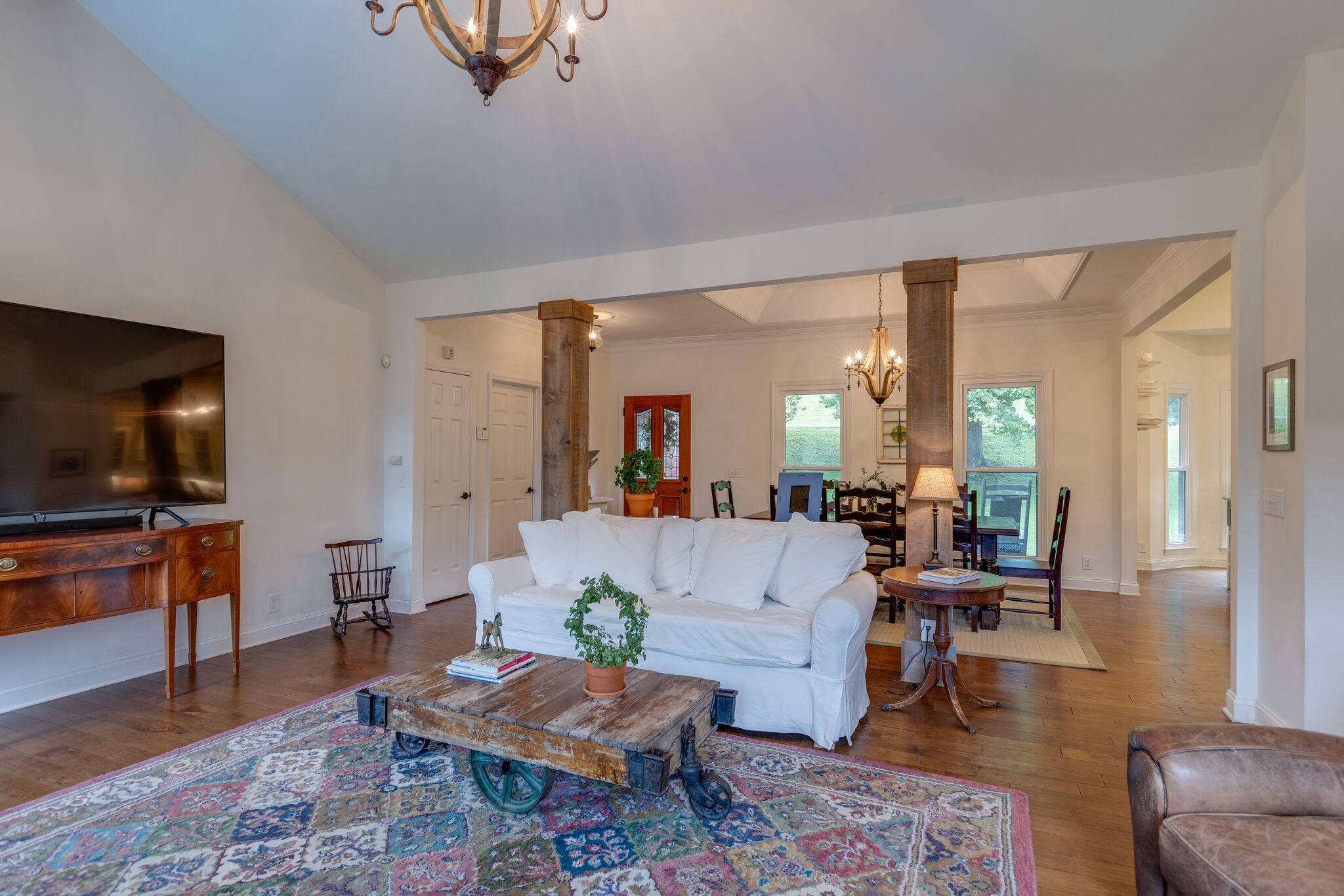 763 High Point Ridge Road Franklin, TN 37069 - Photo 8 of 46 a living room with furniture and a flat screen tv