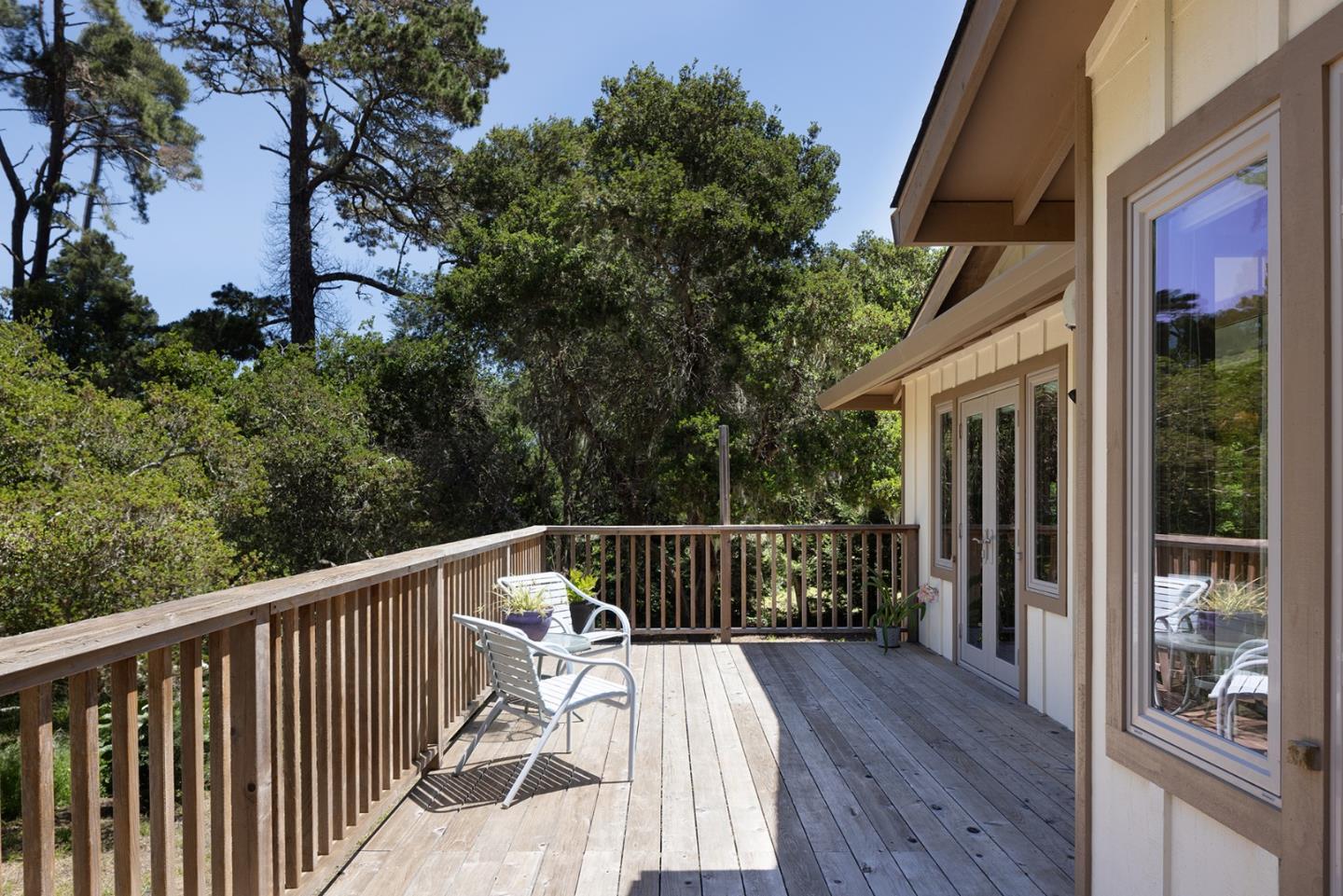 594 Viejo Road Carmel, CA 93923 - Photo 8 of 23 a view of balcony with deck and wooden floor