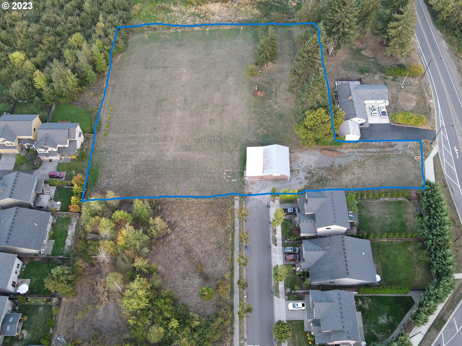 0 North 1st Street Ridgefield, WA 98642 - Photo 7 of 7 an aerial view of residential house with outdoor space and parking