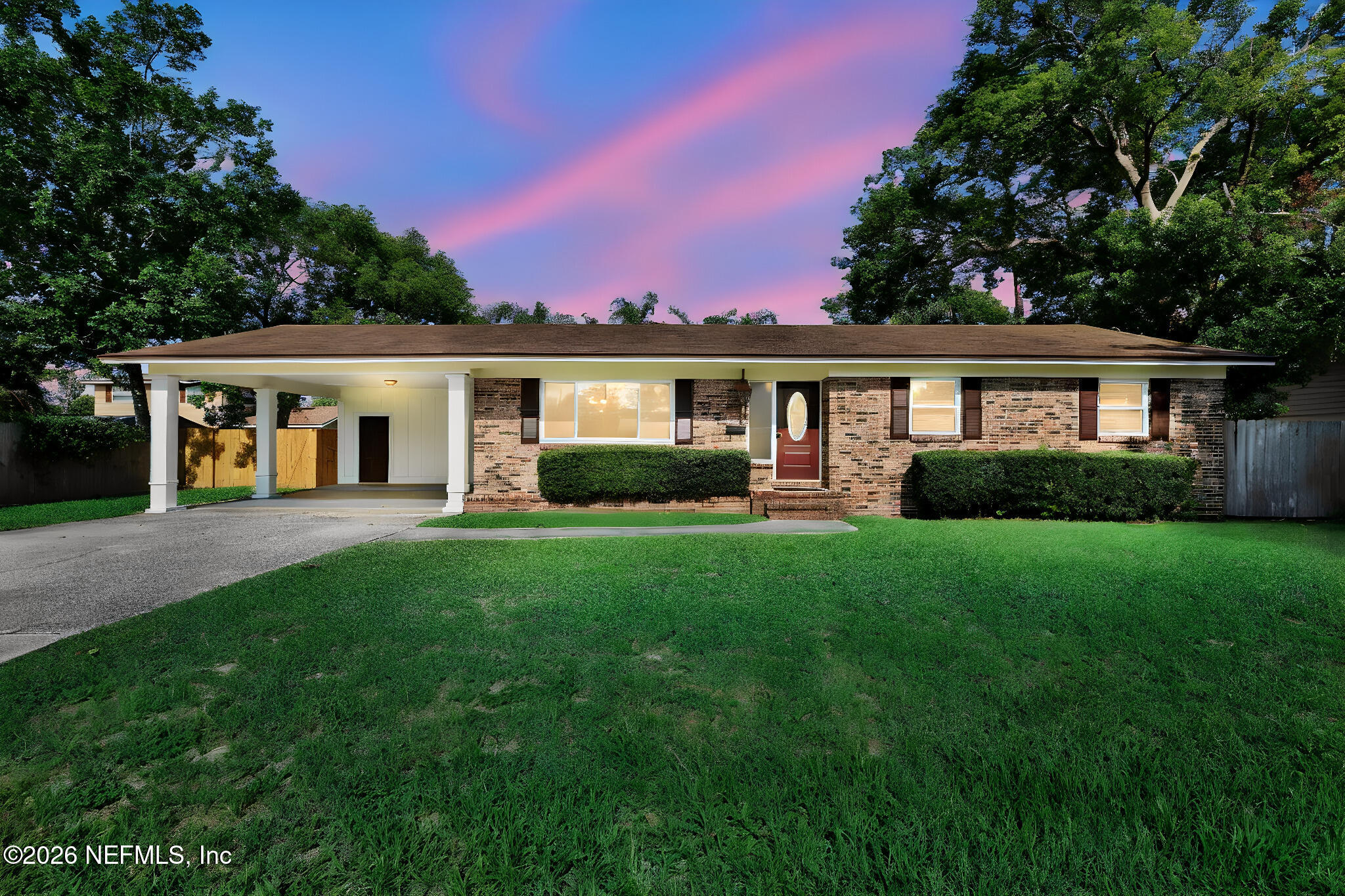 8544 Sanchez Road Jacksonville, FL 32217 - Photo 3 of 46 a view of a house with backyard and garden