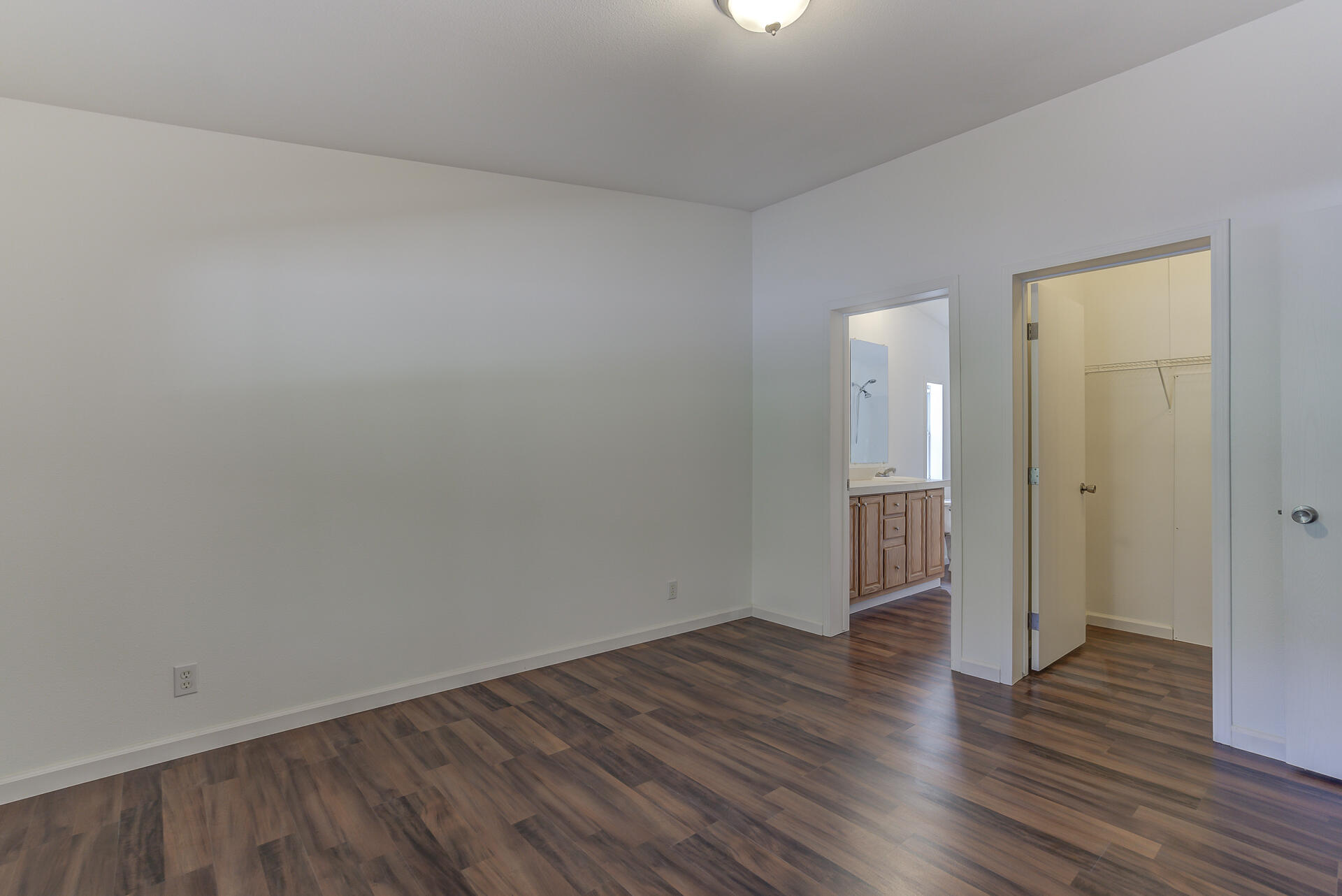 13905 Trinity Mountain Road, Unit CLEAR CREEK MOBILE PARK French Gulch, CA 96033 - Photo 11 of 24 a view of an empty room and wooden floor