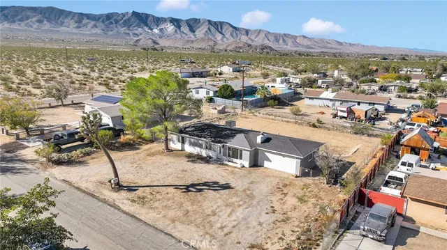 a view of a terrace with a water view