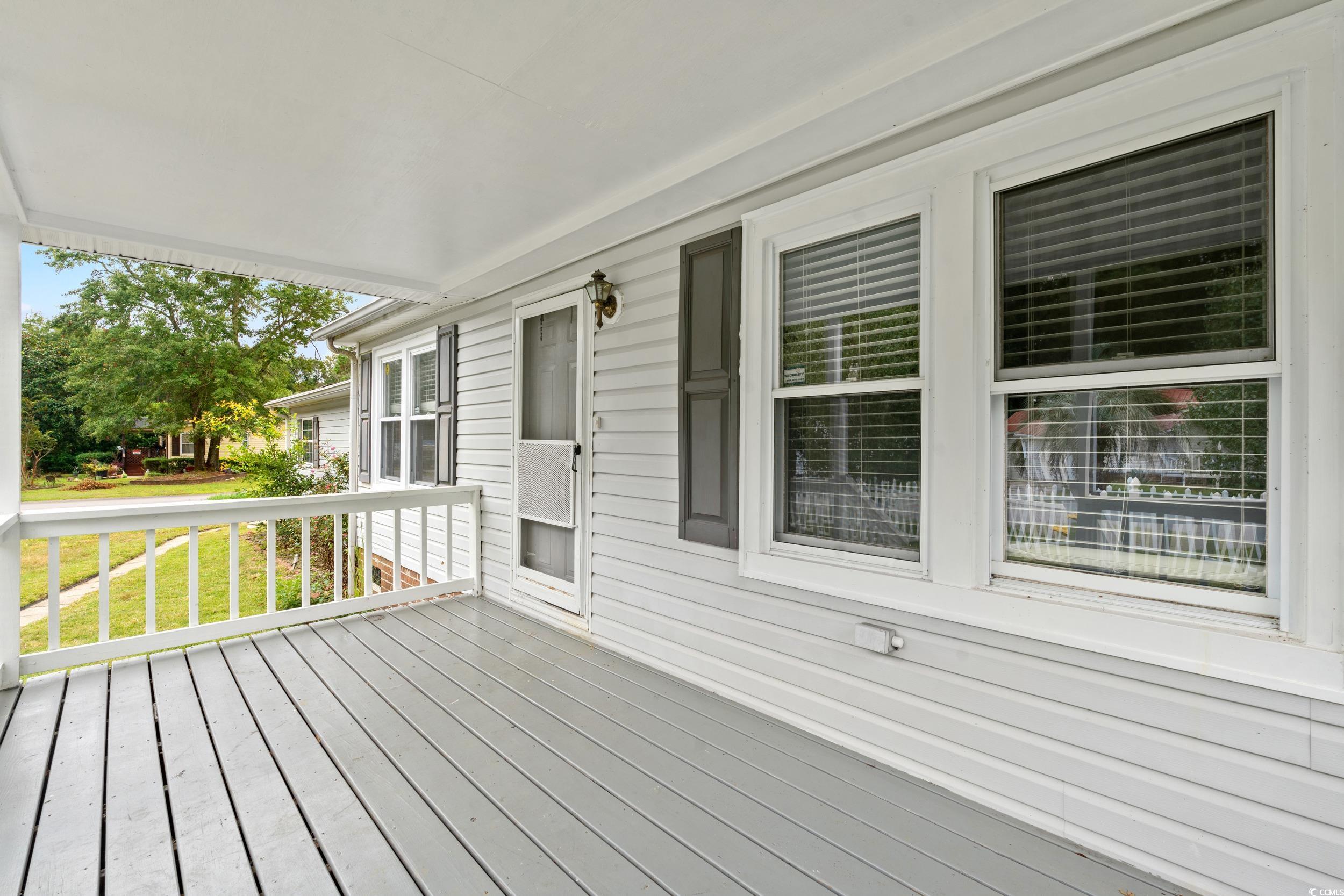 516 Grapevine Street Myrtle Beach, SC 29579 - Photo 3 of 33 View of deck