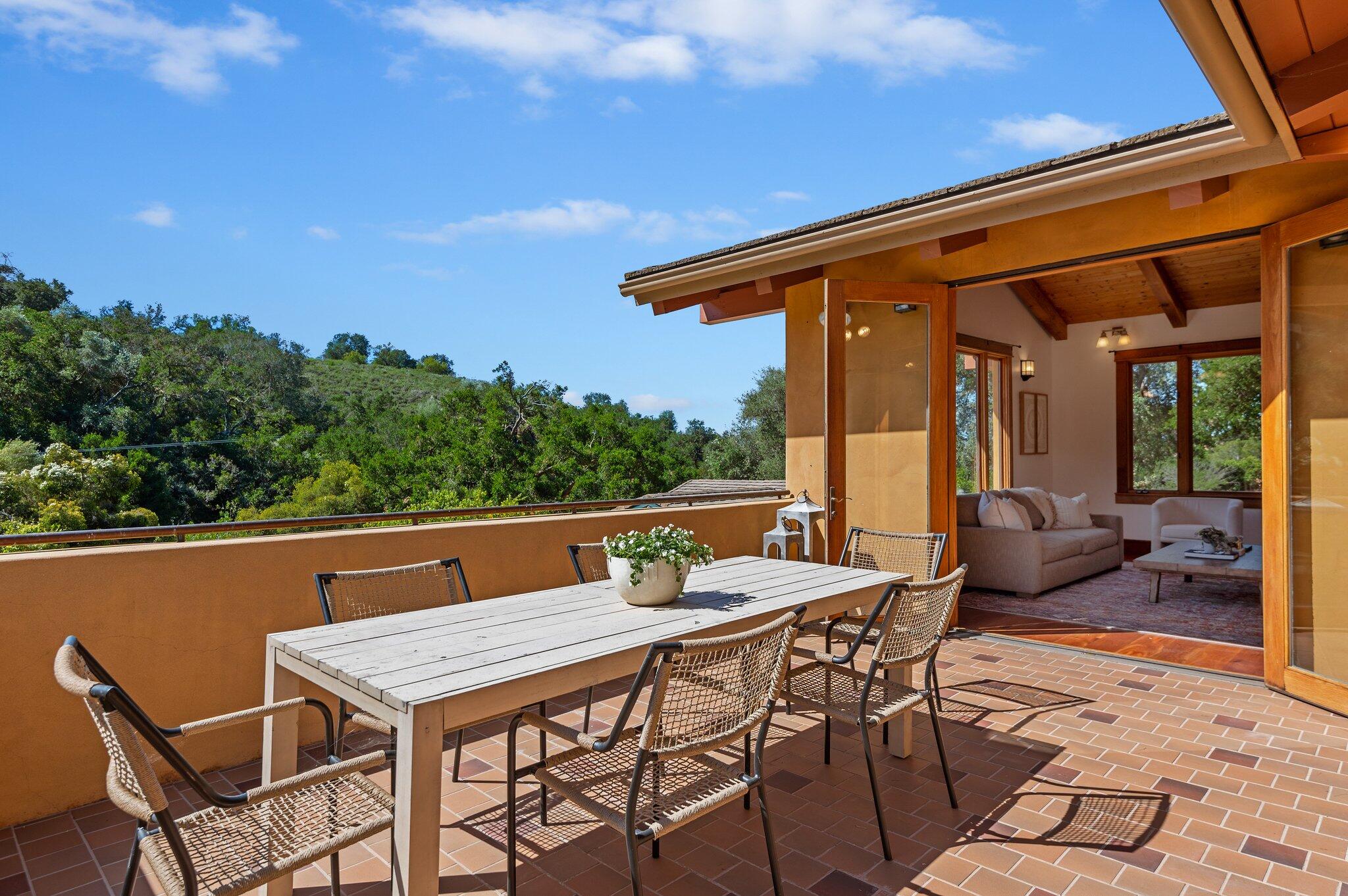1545 San Roque Road Santa Barbara, CA 93105 - Photo 20 of 47 Den & Kitchen Patio
