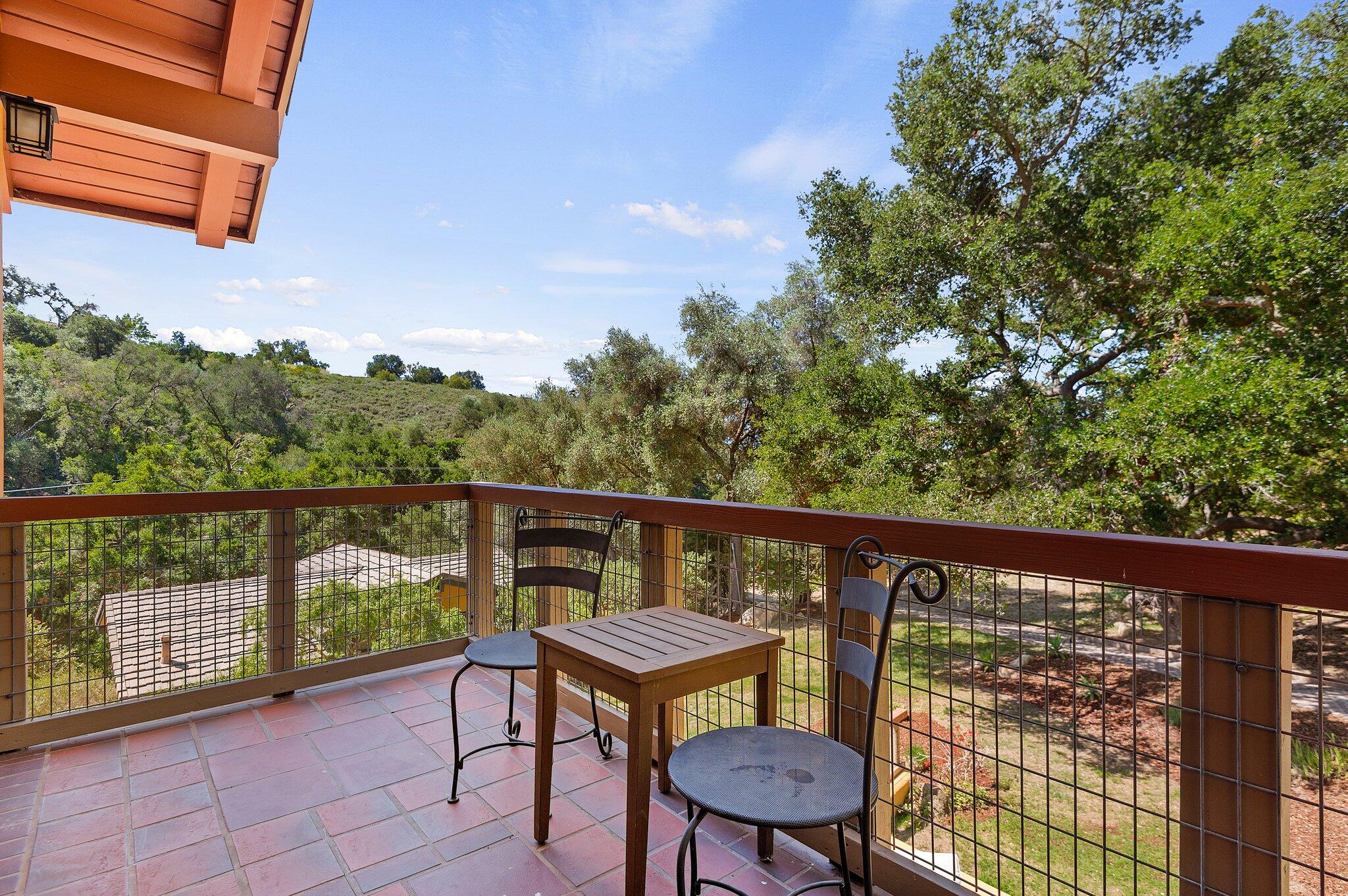 1545 San Roque Road Santa Barbara, CA 93105 - Photo 26 of 47 Primary Balcony