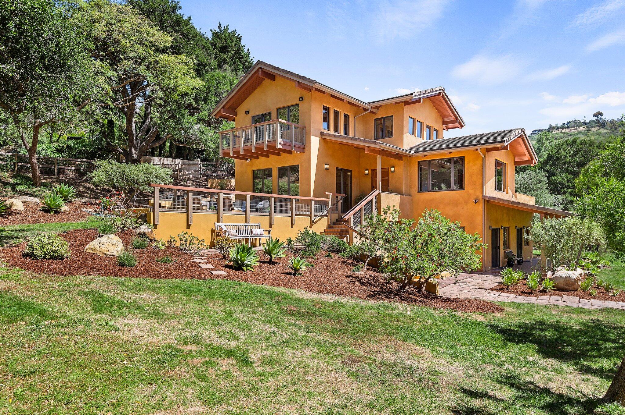 1545 San Roque Road Santa Barbara, CA 93105 - Photo 4 of 47 Entrance to Main House