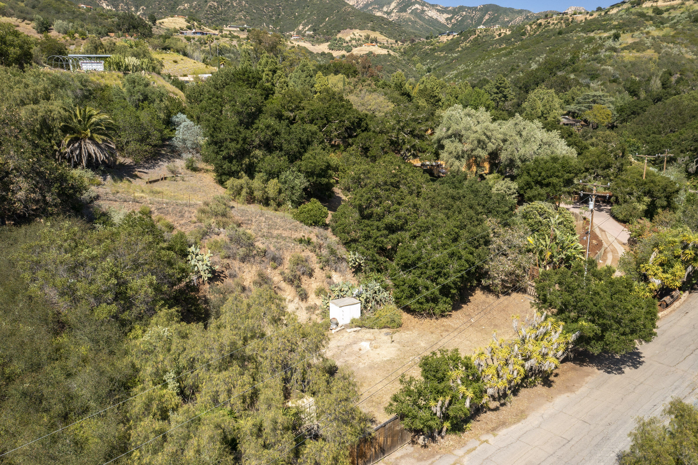 1545 San Roque Road Santa Barbara, CA 93105 - Photo 47 of 47 Aerial of Side of Property
