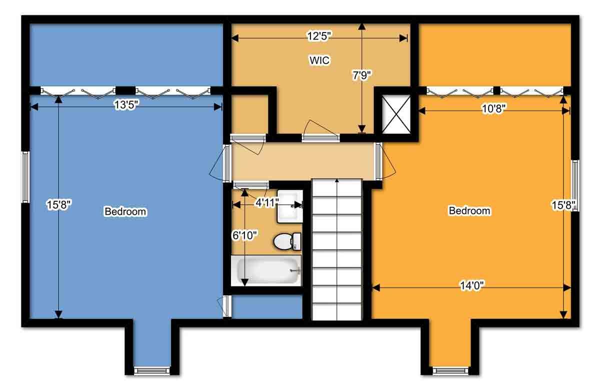571 Scalybark Drive Blue Ridge, VA 24064 - Photo 43 of 43 upper-level-floor-plans
