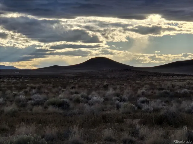 a view of a lake in a residential