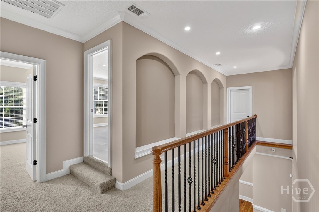 197 Cubbedge Drive Rincon, GA 31326 - Photo 22 of 43 Upstairs balcony to guest suites and walk-in attic.