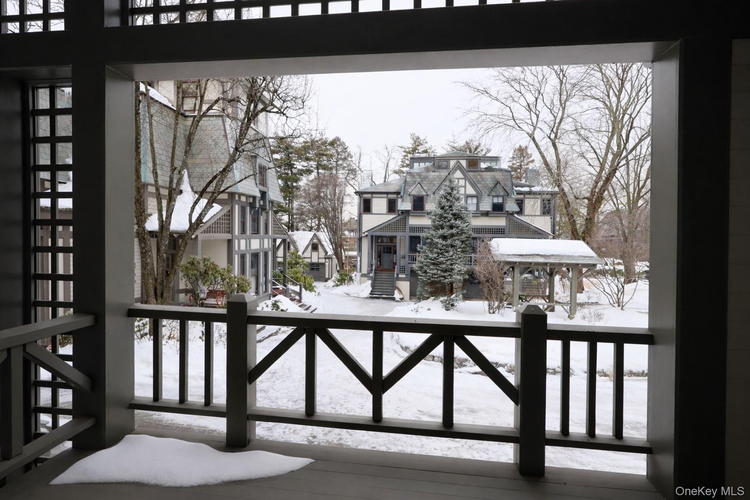 16 Clinton Avenue Dobbs Ferry, NY 10522 - Photo 8 of 26 a view of a chairs and table in the balcony