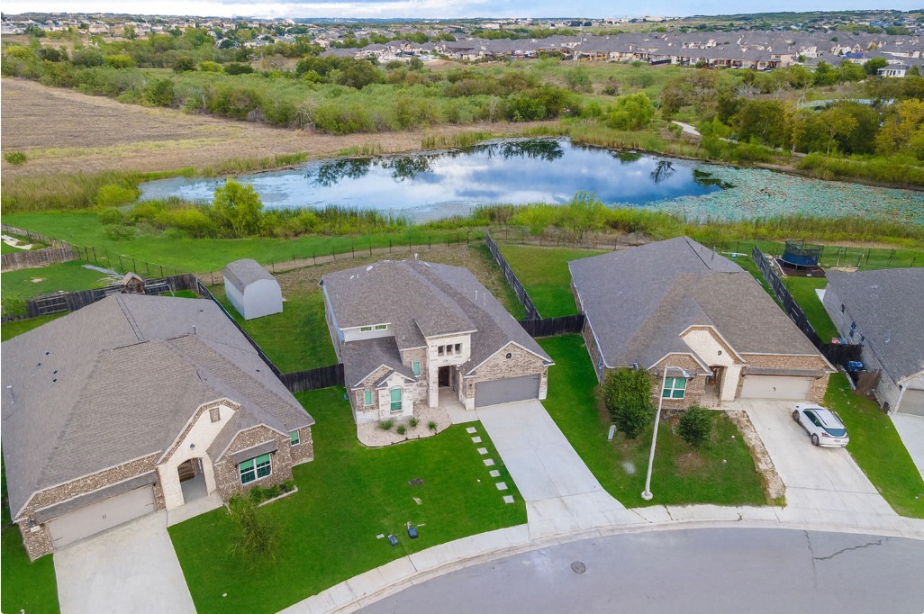 830 Rench New Braunfels, TX 78130 - Photo 48 of 50 an aerial view of a house with garden space and street view
