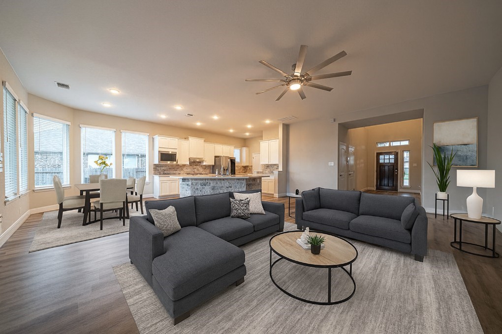 830 Rench New Braunfels, TX 78130 - Photo 5 of 50 a living room with furniture and a large window