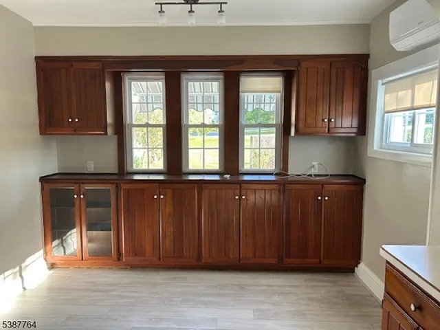 a view of a windows and a cabinet