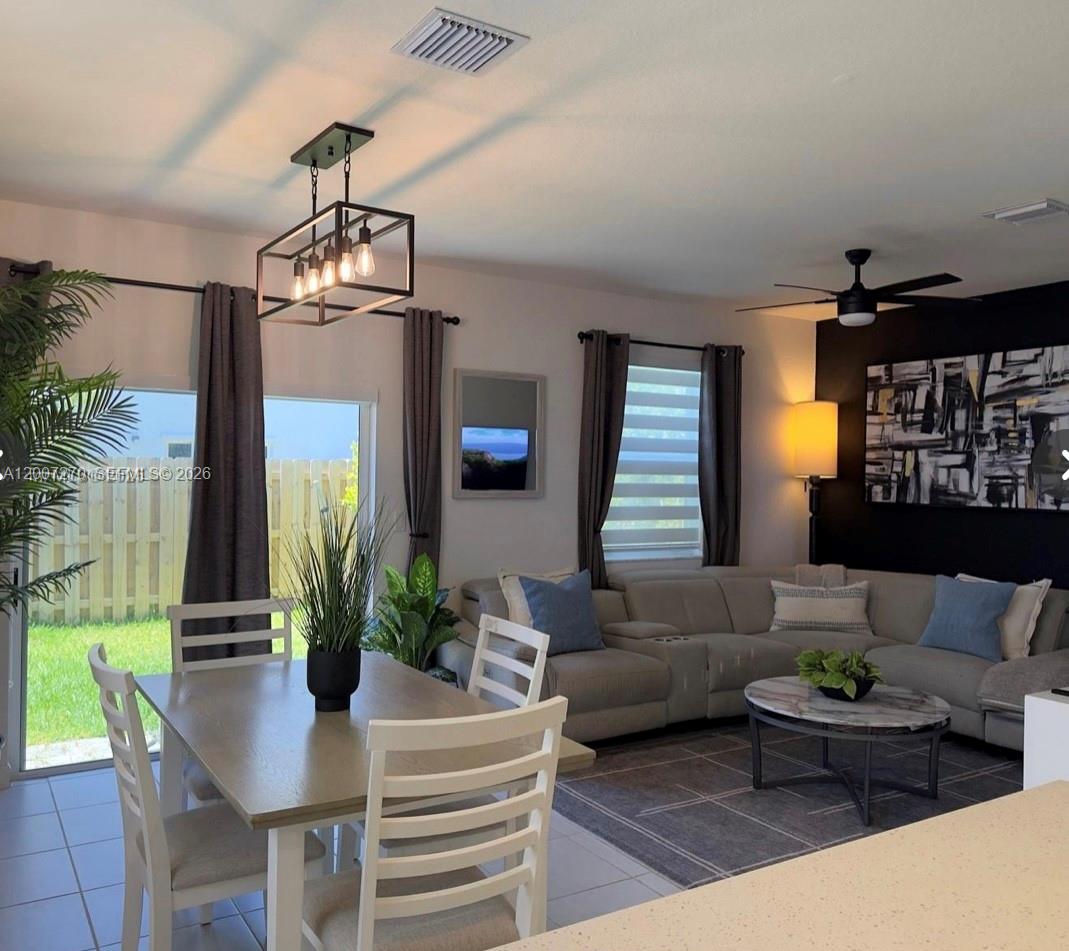 16220 Southwest 288th Terrace Homestead, FL 33033 - Photo 5 of 6 a living room with furniture potted plant and a window