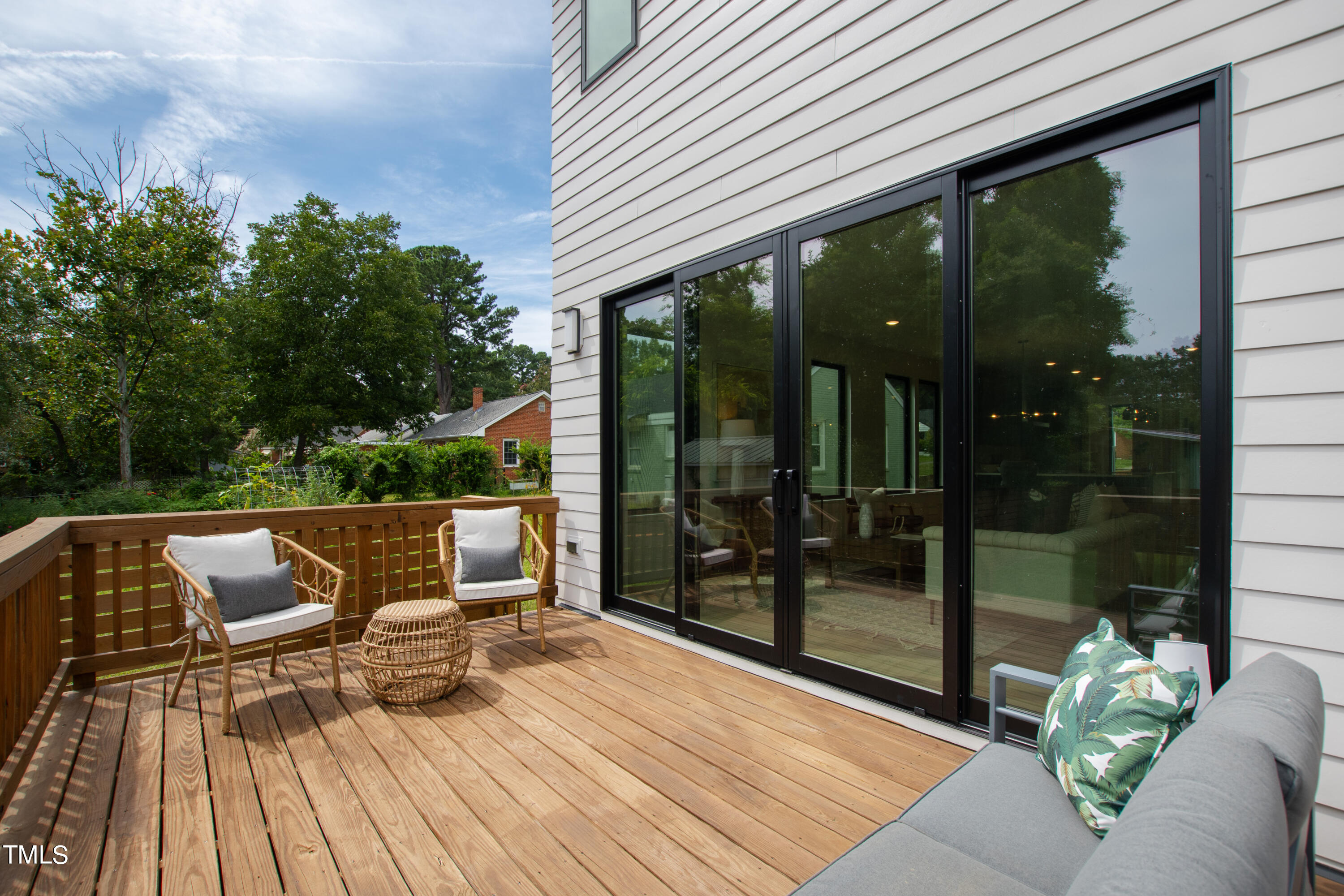 716 Brighton Road, Unit 102 Raleigh, NC 27610 - Photo 73 of 78 a view of backyard with outdoor seating and green space