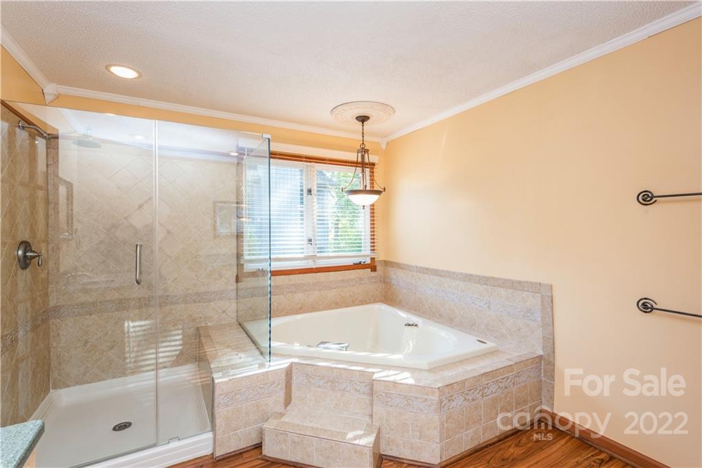26050 Neptunes Landing Tega Cay, SC 29708 - Photo 25 of 39 a bathroom with a tub and shower