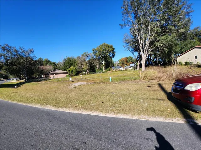 a view of outdoor space with garden