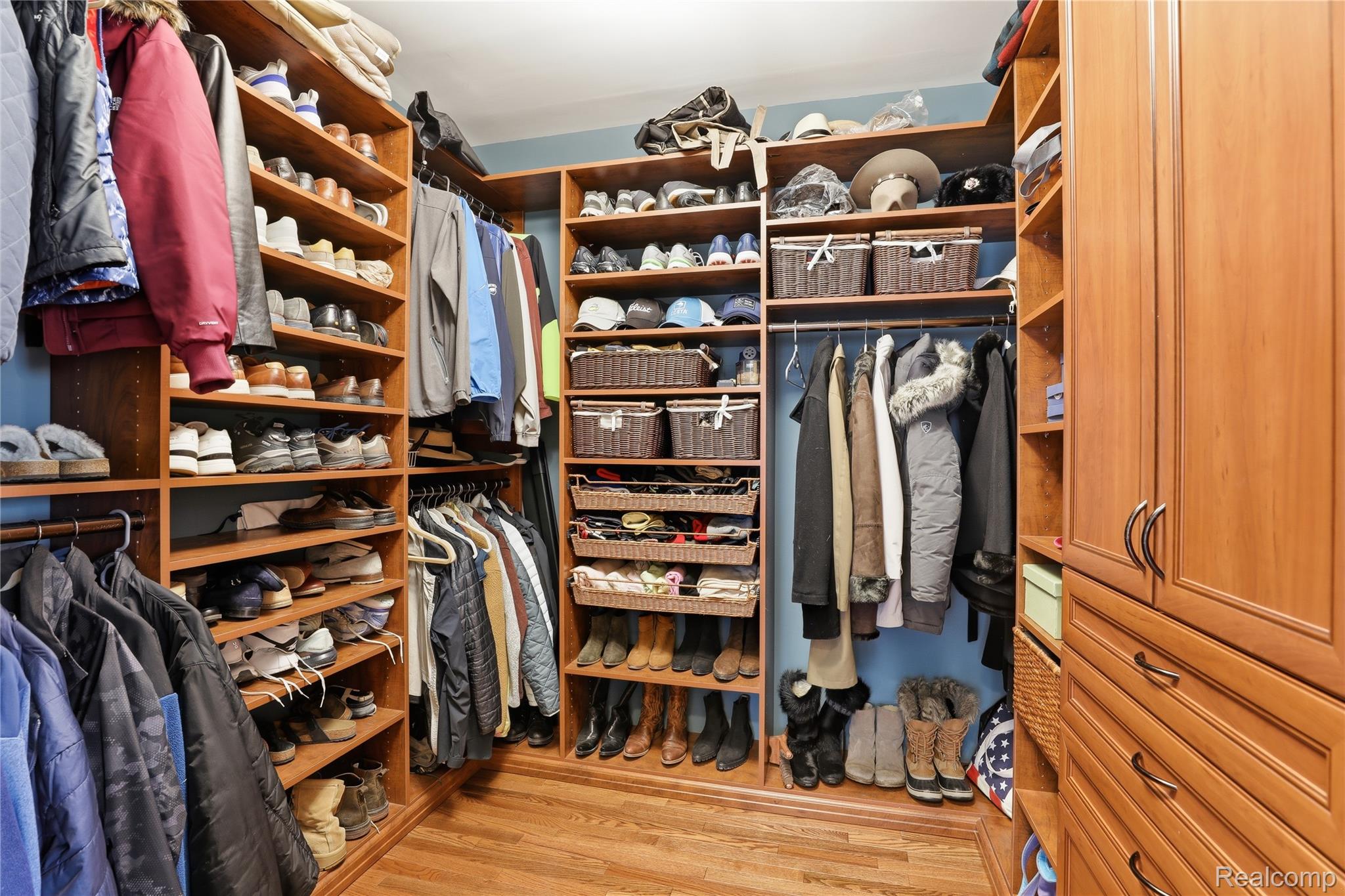 668 Springview Drive Rochester, MI 48307 - Photo 34 of 90 Walk in closet with light wood finished floors