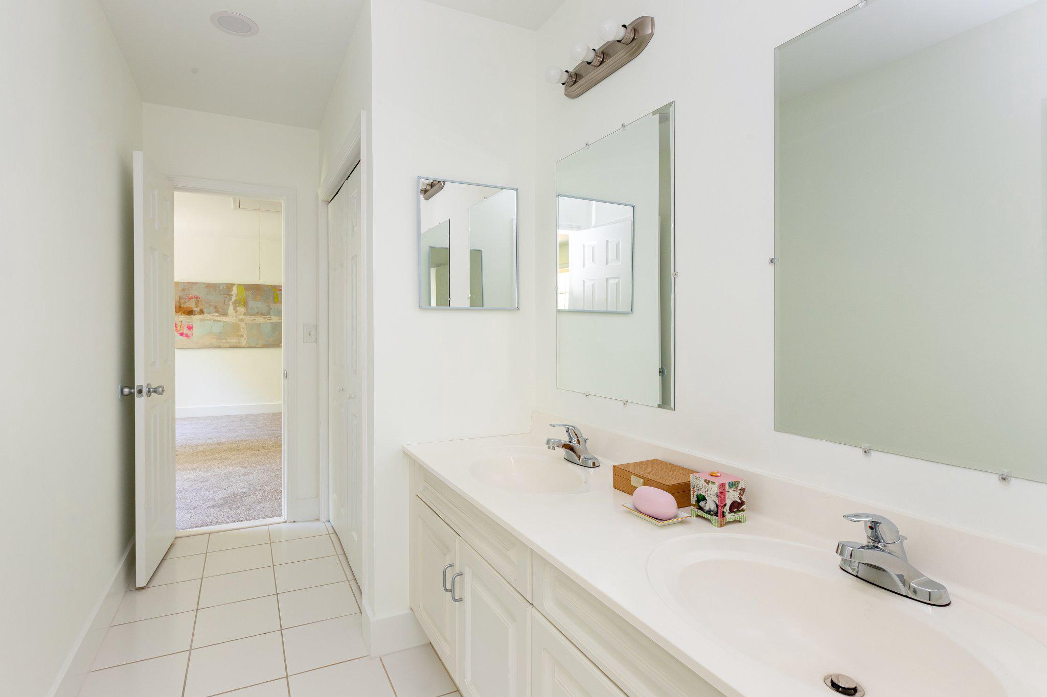 7009 Persimmon Tree Road Bethesda, MD 20817 - Photo 34 of 63 Dual Sinks and Double Linen Closet