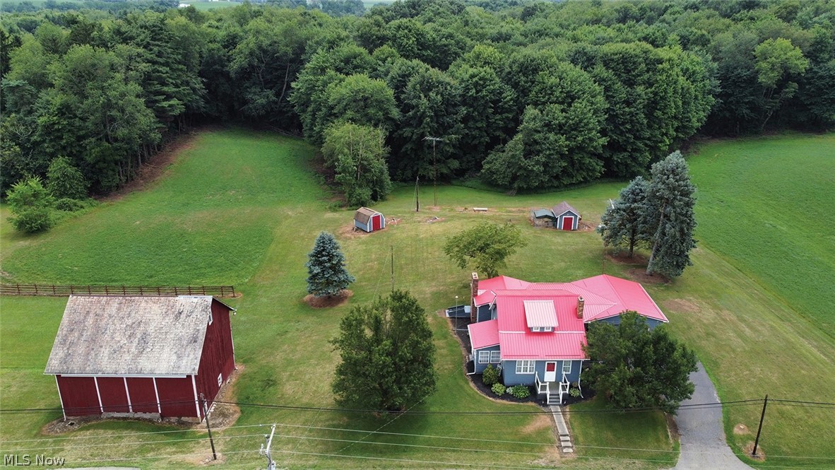 27095 Georgetown Road Beloit, OH 44609 - Photo 1 of 11 Drone / aerial view featuring a rural view