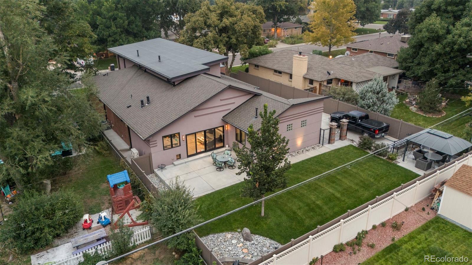 4541 Reed Street Wheat Ridge, CO 80033 - Photo 40 of 43 an aerial view of a house