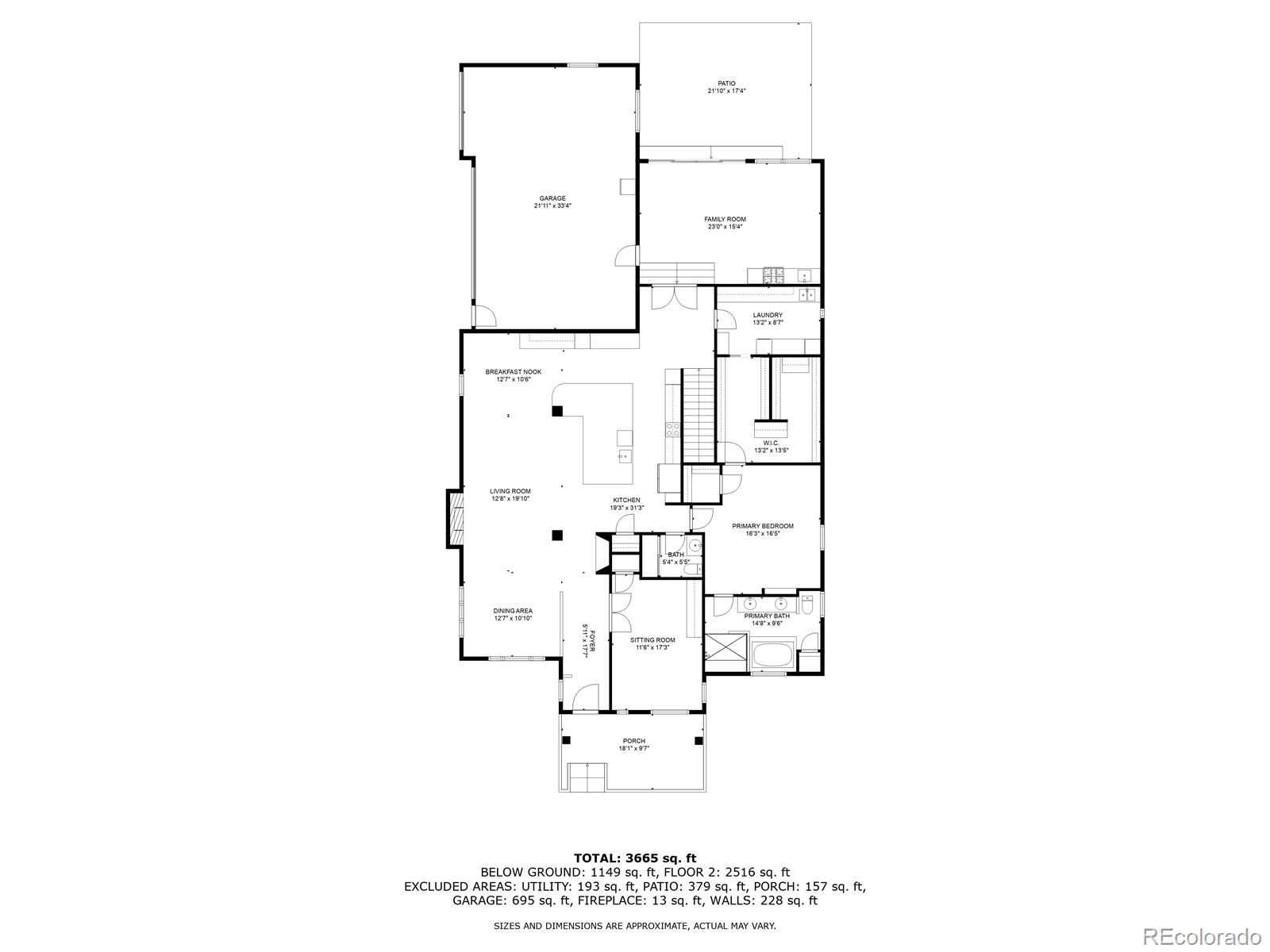 4541 Reed Street Wheat Ridge, CO 80033 - Photo 42 of 43 a picture of a room with a white wall and a picture