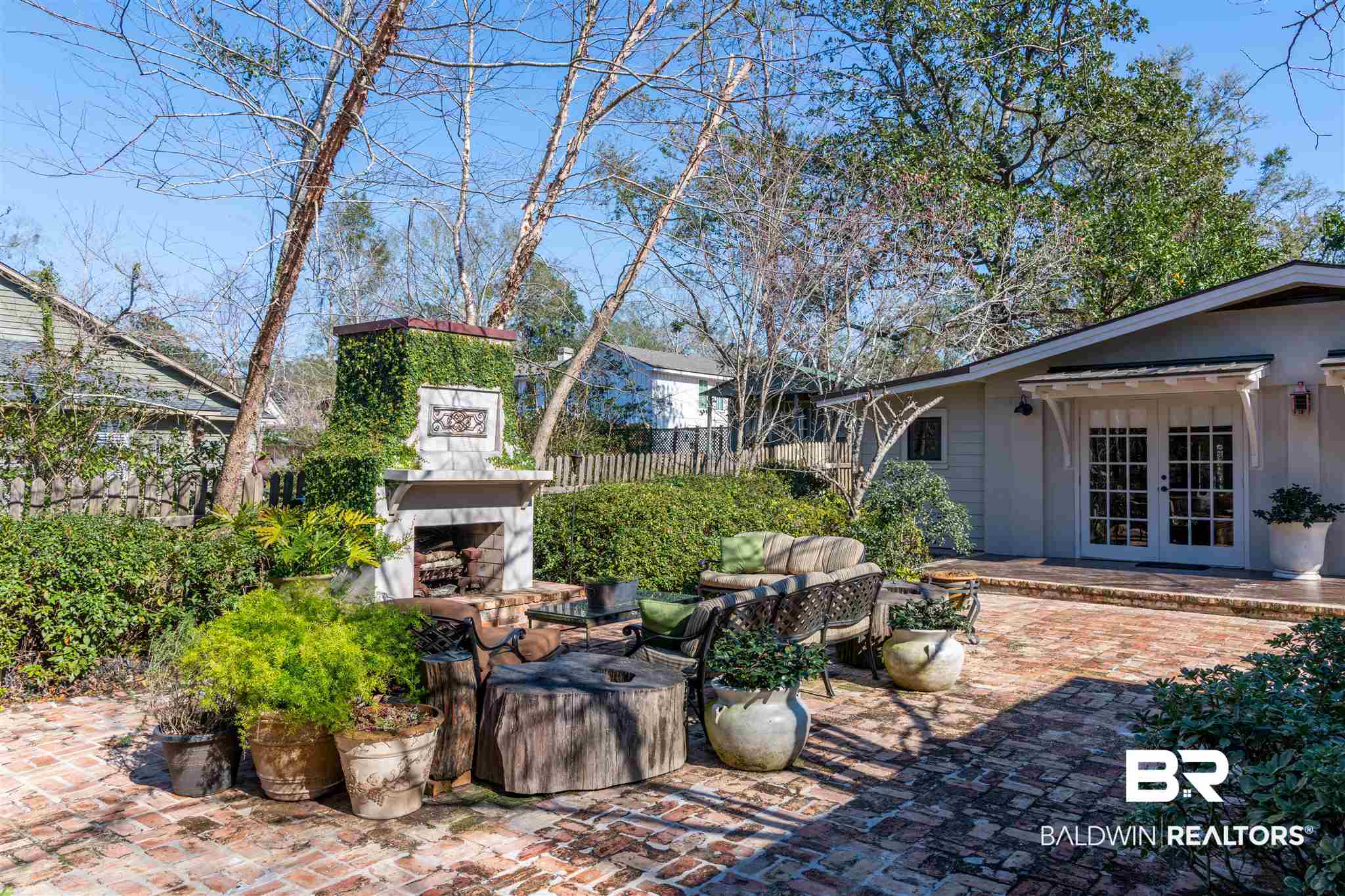 349 Liberty Street Fairhope, AL 36532 - Photo 38 of 44 Outdoor Fireplace
