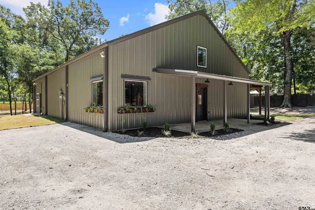 a backyard of a house