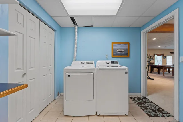 a view of a balcony with wooden floor