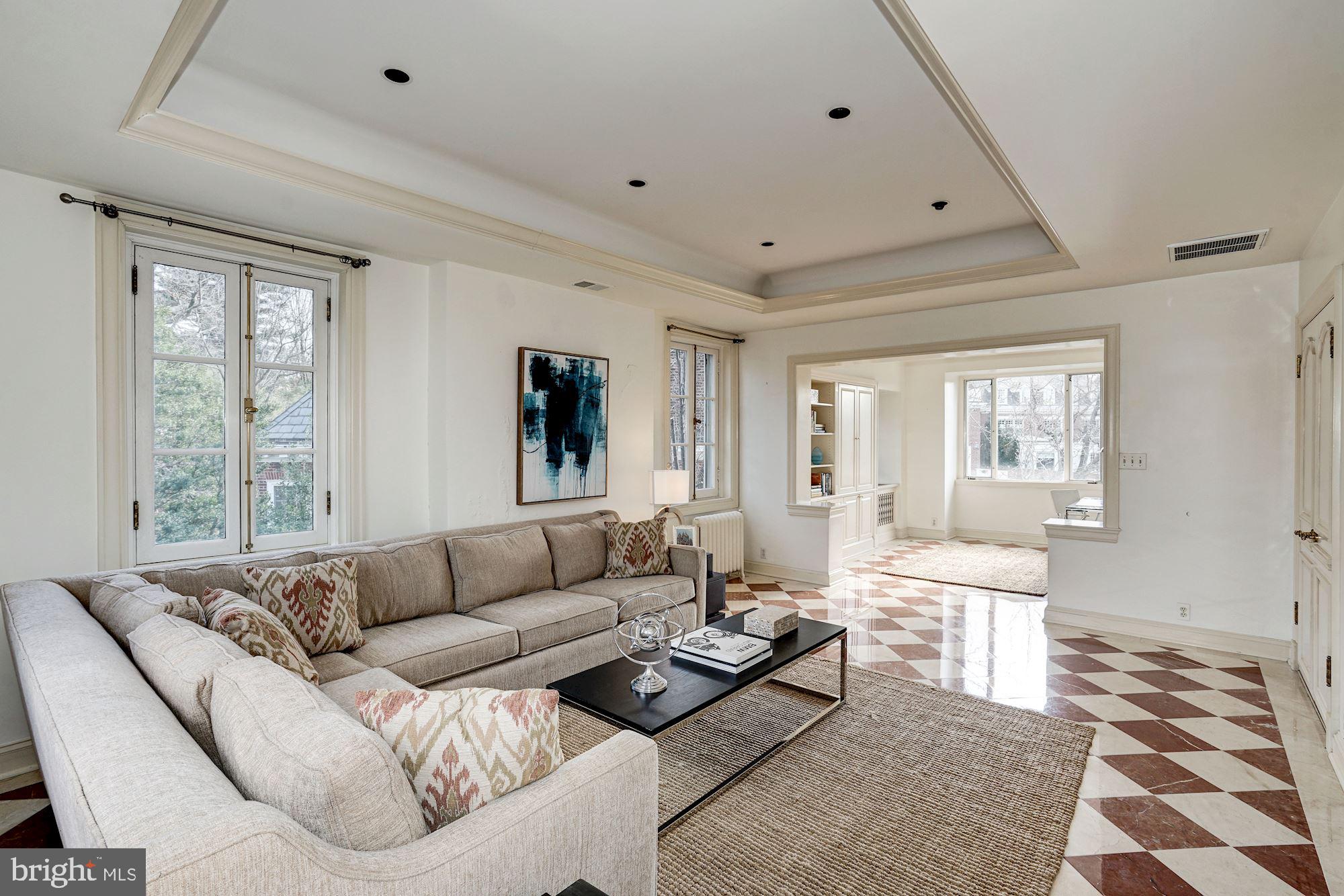 84 Kalorama Circle Northwest Washington, DC 20008 - Photo 32 of 45 a living room with furniture and wooden floor