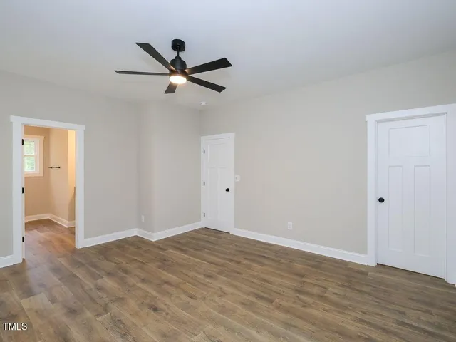 wooden floor in an empty room