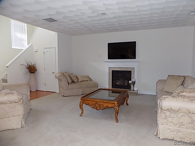 9324 Alcove Grove Road Chesterfield, VA 23832 - Photo 4 of 29 a living room with furniture and a fireplace